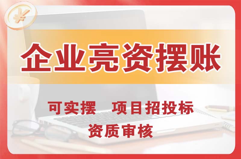 企业亮资摆账